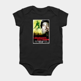 20 Million Miles to the Earth (Italian Poster) Baby Bodysuit